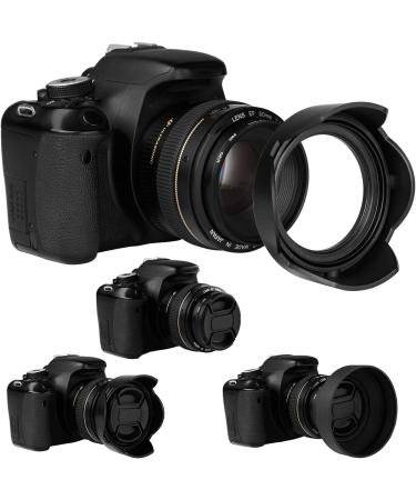 Veatree 58mm Lens Hood Set for Canon EOS DSLR Cameras - Compatible with EF-S 18-55mm & RF 24-50mm - Replacement for Canon EW-63C - Buy Online on GoSupps.com