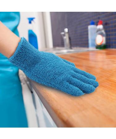 2 Pair Winter Microfiber Cleaning Gloves for Men and Women - Household Dusting and Cleaning Gloves - Buy Online on GoSupps.com