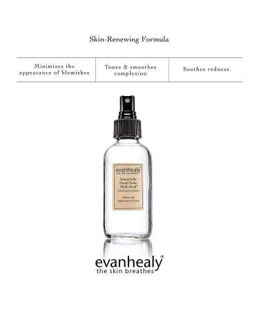 Evanhealy Immortelle HydroSoul Facial Toner - Organic Hydrosol Beauty Water Spray for Refreshing and Alcohol-Free Skin Tonic - Buy Online on GoSupps.com