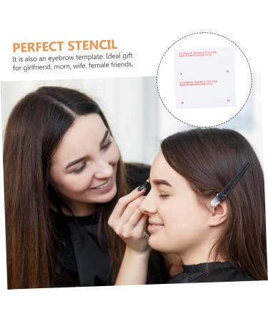 NOLITOY 72pcs Eyebrow Stickers Eyebrow Drawing Sticker Eyebrow Shaper Kit Hair Care Product Miss Girl 8.5x8.5cm As Shown - Buy Online on GoSupps.com