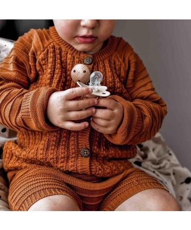 Filibabba Anatomically Shaped Silicone Pacifiers 0-6 Months - 2 Pack Grey | Safe & Comfortable for Babies - Buy Online on GoSupps.com