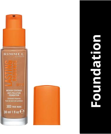 Rimmel Lasting Radiance Anti Pollution Foundation SPF 25 - True Nude 30 ml (Pack of 1) - Buy Online on GoSupps.com