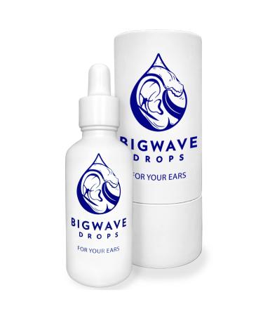 BigWave Drops - Ear Drops for Ear Discomfort - Contains Healing, Drying, & Soothing Properties - Designed for Swimmer's, Surfers - Water Athletes - Formulated with Anti-Inflammatory Compounds