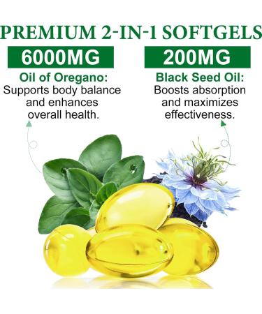 Huile d'origan aux graines noires huile d'origan with Black Seed Oil - Buy Online on GoSupps.com