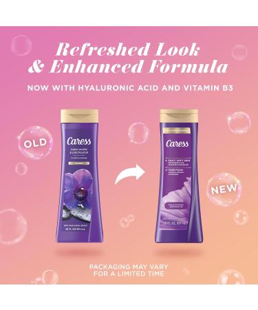 Caress Body Wash Black Orchid & Patchouli Oil To Relax and Recharge Relaxing Fragrant Body Soap 20 fl oz Pack of 4 - Buy Online on GoSupps.com