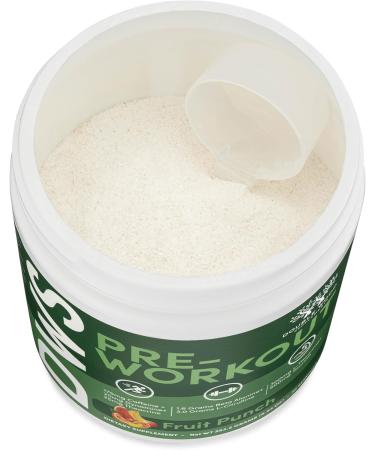 Pre Workout Powder for Men & Women (30 Servings of Caffeine Beta Alanine L-Citrulline Dynamine L-Theanine Taurine Theacrine & More) Preworkout Powder with Scoop by Double Wood (Fruit Punch) - Buy Online on GoSupps.com