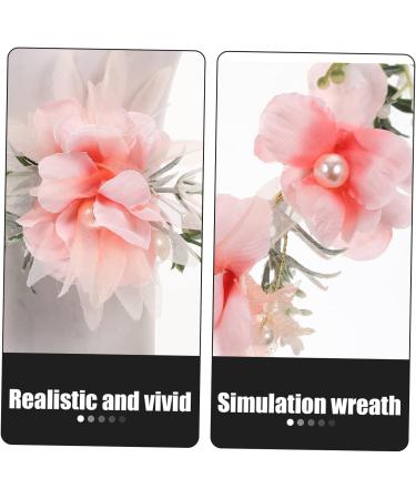 FRCOLOR 2 Sets Bridal Wreath Floral Headpiece Hair Bands for Womens Hair Bride Hair Clasp Flower Girl Headpieces for Wedding Adjustable Headband Flower Wreath Floral Wreath Headband Fabric - Buy Online on GoSupps.com
