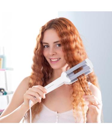 Buy Innovagoods Waavio Ceramic Hairstyler for Elegant Waves - 55W | Natural Waves at Home | White & Gray - Buy Online on GoSupps.com