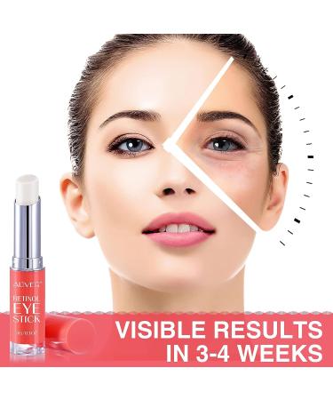 Retinol Eye Stick for Anti-Aging & Dark Circles | Reduce Fine Lines & Puffiness in 3-4 Weeks | Easy-to-Use Eye Balm - Buy Online on GoSupps.com