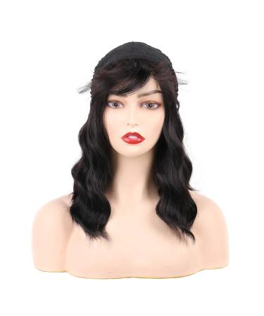Buy Huarisi 14 Synthetic Bob Wig - Short Hair with Middle Part & Fringe Bangs | Heat Resistant Natural Hairline | Perfect for Daily Wear Parties & Halloween | 1 Pack #2 - Buy Online on GoSupps.com