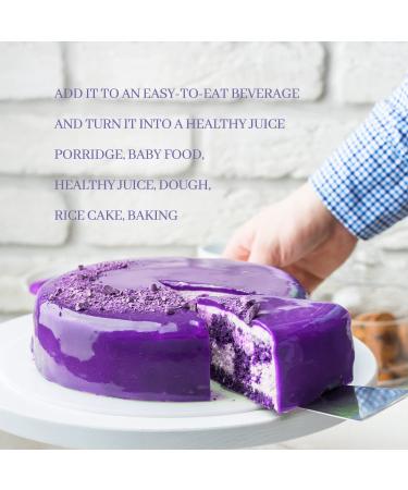 ORGFUN Purple Sweet Potato Powder - 100% Natural Ube (Purple Yam) - Locally Sourced - Gluten Free - 5.3 Oz - Buy Online on GoSupps.com