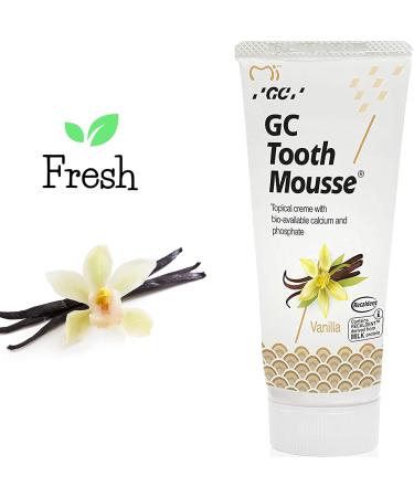GC Tooth Mousse Vanilla 35ml - Pack of 1 | Dental Care - Vanilla Flavor - Buy Online on GoSupps.com