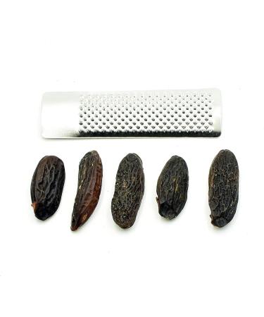  Chabioth Chabioth 5 Organic Tonka Beans + a grater - packaged in France - biodegradable bag - Buy Online on GoSupps.com