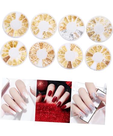 minkissy 8 Boxes Alloy Nail Decoration Moon Nail Studs Nail Tech Accessories Nail Art Accessories Nail Art Decor Manicures Accessories Rivet Nail Decor Nail Supplies Japanese Plastic - Buy Online on GoSupps.com