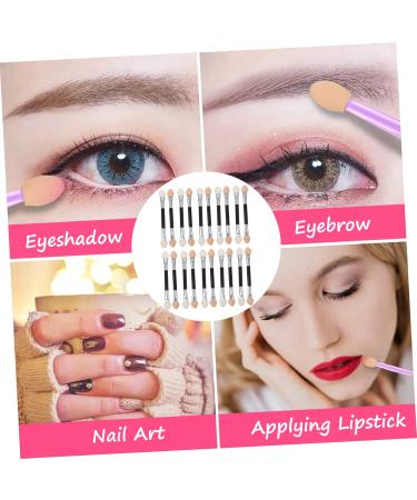 SOESFOUFU 20pcs Latex Eye Shadow Stick Makeup Double-ended Eye Shadow Brush Sponge Plastic - Buy Online on GoSupps.com