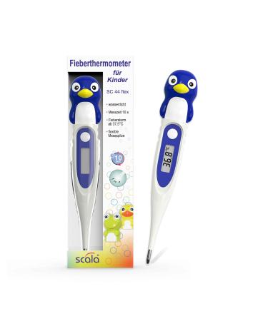 scala Digital Thermometer SC 44 flex Speed 10 sec. Penguin white children and babies - Buy Online on GoSupps.com