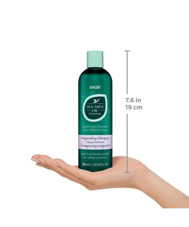 HASK Tea Tree Oil & Rosemary Invigorating Shampoo + Conditioner Set - Color Safe, Gluten-Free, Sulfate-Free - Buy Online on GoSupps.com