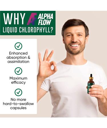 Premium Chlorophyll Liquid Drops 6000mg - Immune Boost, Energy Increase, Digestion Support, Fast Detox - Non-GMO, Vegan - Buy Online on GoSupps.com