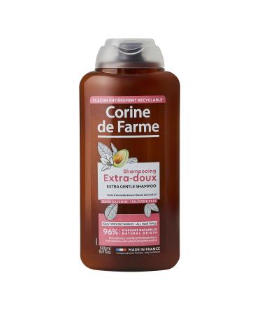 Corine de Farme - Extra-Gentle Shampoo with Sweet Almond Oil - Cleanses and Strengthens Hair - Clean Beauty Formulation, Paraben-Free - 500 ml