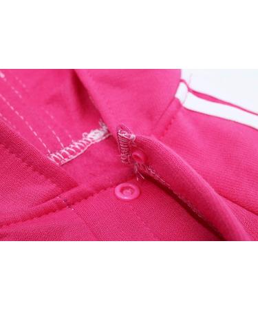 XXS Small Dog Hoodie: Girl Puppy Shirt for Extra Small Dogs - Rose Striped Sweatshirt - Buy Online on GoSupps.com