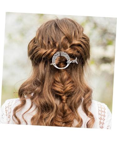 DOITOOL Vintage Viking Hairpins Hair Chopsticks Sliders for Women Slides for Girls Knot Hair Accessories Knot Hair Clip Silver Barrettes European and American Alloy Miss Trendy Accessories - Buy Online on GoSupps.com