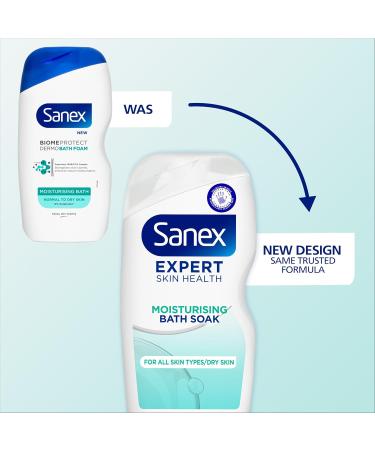  Sanex Sanex BiomeProtect Moisturizing Bath Foams 450ml (6 x 450ml) Gentle Cleanses Skin Microbiome Skincare Shower Gel (6 x 450ml) - Buy Online on GoSupps.com