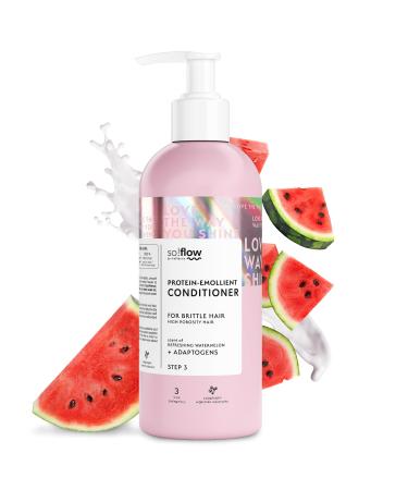 So!Flow Restorative Conditioner for High Porosity Hair - Strengthens and Nourishes Fragile Strands - Enriched with Centella Asiatica and Soy Protein for Resilient Hair