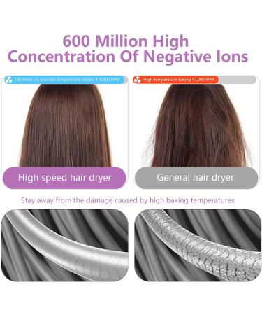 2400W Hair Dryer Professional Ionic Hair Dryer with Diffuser & Concentrator Nozzle 2 Temps & 3 Speeds Quick Heat-Up & Constant Temperature Ideal for Travel - Buy Online on GoSupps.com