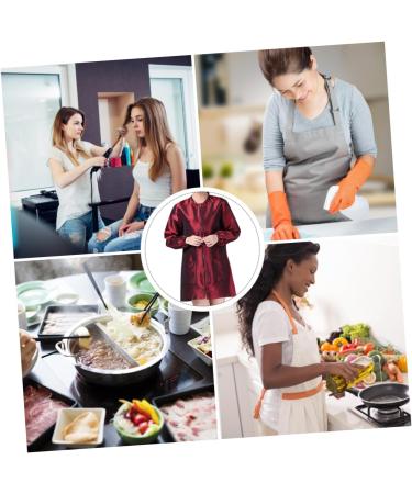 TOVINANNA Spa Clothes Spa Salon Suit Clothes Protective Apron Hair Dyeing Apron Beauty Technician Overalls - Buy Online on GoSupps.com
