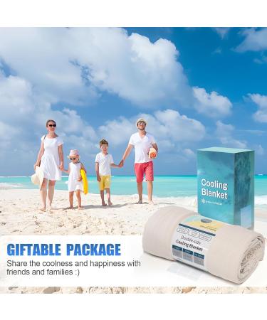 Ailemei Cooling Ceiling for Hot Sleepers - King Size 274.3x228.6 cm Breathable & Light Dual-Sided Cold Effect Perfect for Summer - Night Sweat Relief - Buy Online on GoSupps.com