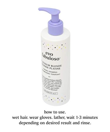 Fabuloso Platinum Blonde Toning Shampoo 8.45 Fl Oz - 1 Pack - Buy Online on GoSupps.com