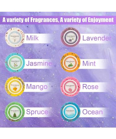 Shower Steamers Aromatherapy - 8 Pcs Bath Bombs with Essential Oils Gift Set for Self Care and Relaxation | Home Spa Kit for Men and Women - Buy Online on GoSupps.com