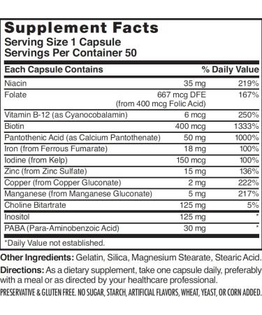 Nature's Blend Vitamins For Hair Capsules 50 Ct - Buy Online on GoSupps.com