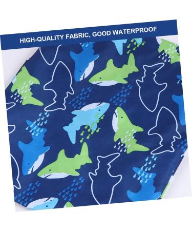 Beatifufu 1pc Haircutting Shawl Polyester Pongee Cloth Haircutting Gown Aprons for Haircutting Cloth Apron Waterproof Apron Kid Apron Small Shark Apron Childrens Apron - Buy Online on GoSupps.com