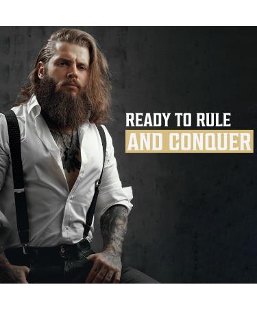Viking Revolution Beard Wash & Conditioner Set for Men - Argan & Jojoba Oil Spiced Vanilla - Softener & Strengthener (5oz Pack of 2 - Buy Online on GoSupps.com