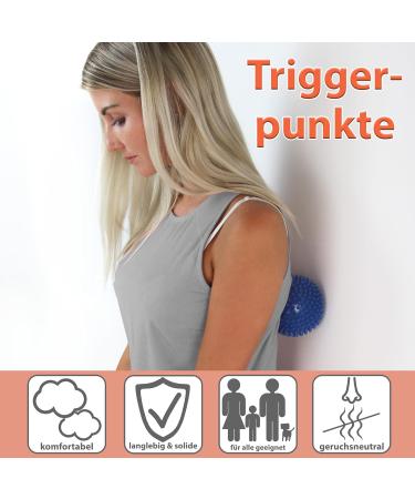 BB Sport Massage Ball Set | 5 Hedgehog Balls for Targeted Muscle Relief | Perfect for Deep Tissue Massage & Recovery - Buy Online on GoSupps.com