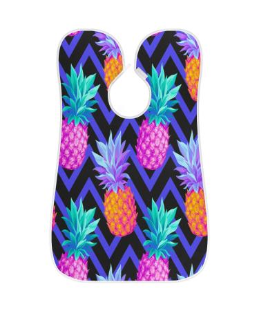 Colorful Pineapple Beard Bib Apron - Non-Stick Waterproof Hair Catcher for Men | Perfect Grooming Gift - Buy Online on GoSupps.com