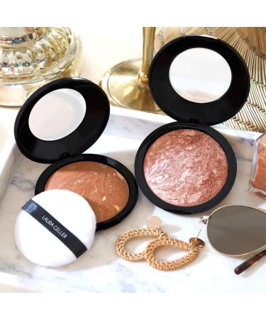 Laura Geller Baked Face and Body Frosting - Tahitian Glow 3 Oz - Illuminating Bronzer Powder - Buy Online on GoSupps.com