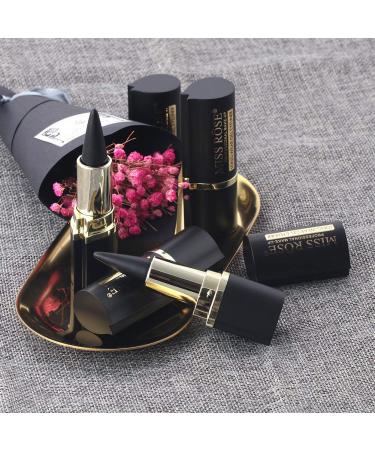 Aaiffey Gel Eyeliner Set - Waterproof Smudge Proof Eye-liner Pencil for Women - Long-Lasting Matte Black/Brown (04 Black + 03 Brown) - Buy Online on GoSupps.com