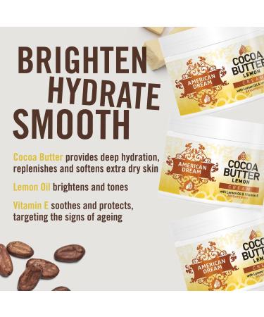  American Dream American Dream 2-pack of 500ml cocoa butter and lemon jars - Buy Online on GoSupps.com