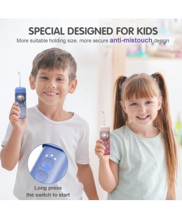 Water Flosser for Kids - Portable Cordless Oral Care for Teeth & Gums - Ideal for Braces - Blue - Buy Online on GoSupps.com