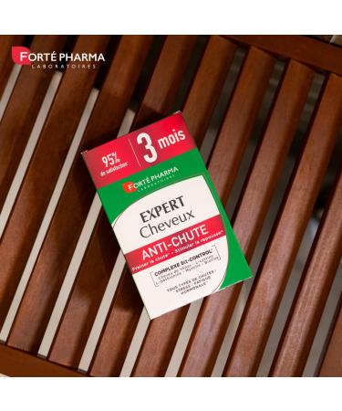 Fort Pharma - Anti-Loss Expert | Hair Supplement - All Types of Hair Loss | Strength and Density Objective | 3 Month Format 90 Tablets - Buy Online on GoSupps.com