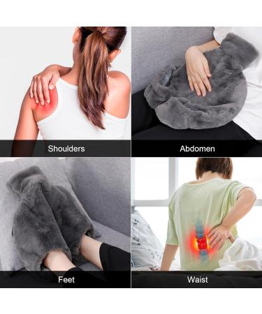 Homealexa 2L Hot Water Bottle with Soft Cover - Premium Natural Rubber, Safe & Durable for Family | Foot Design - Buy Online on GoSupps.com