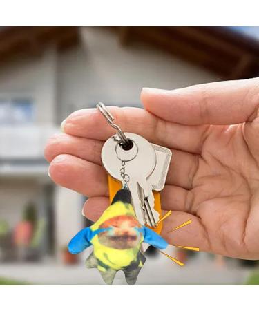 Buy Cute Crying Banana Cat Key Rings | Plush Trailer | Sounded Banana Cat Doll | Adorable Banana-Meow D Unit - Buy Online on GoSupps.com