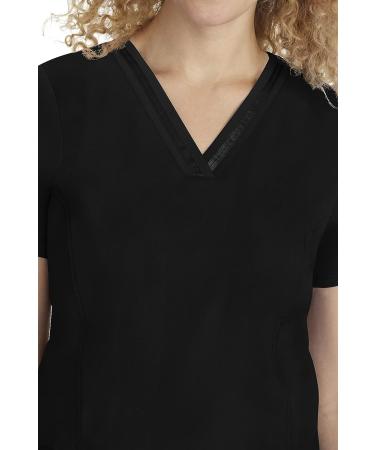 Healing Hands Purple Label Scrubs Top 2278 Jasmin | Women's V-Neck Scrub Top XL Black - Buy Online on GoSupps.com