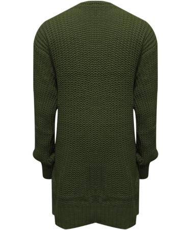 Gefomuofe Cardigans for Women Long Sleeve Cardigan for Women Pocket Jacket Cardigan Women's Blazer Cardigan Outerwear Elegant Shoulder Jacket Top Casual Top Green S - Buy Online on GoSupps.com