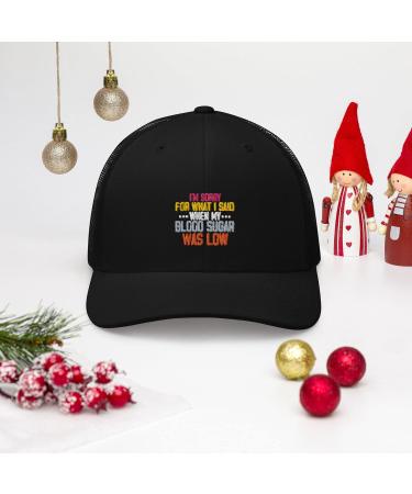 Humorous Trucker Cap for Diabetics | Funny Glucose Insulin Novelty Hat | Perfect Gift for Hypoglycemia Ketoacidosis & Dialysis Patients - Buy Online on GoSupps.com