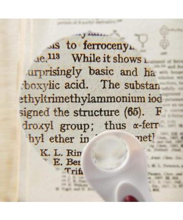 Handheld Magnifying Glass Metallic Material Stainless Steel Hd Magnifying Glass Old Man 20X for Reading Crafts Repair Magnifier Red Lofty Ambition - Buy Online on GoSupps.com