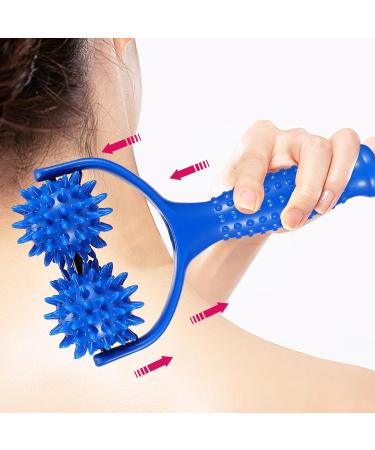 Healvian 2-Piece Massage Roller Set | Muscle Relaxation Device for Back Legs Feet & Hands - Relieve Muscle Pain Effectively - Buy Online on GoSupps.com