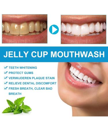 Oralheal Jelly Cup Mouthwash - Fresh Breath & Healthy Teeth | 10 Pack - International Shipping - Buy Online on GoSupps.com